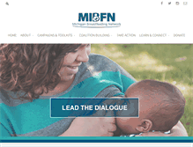Tablet Screenshot of mibreastfeeding.org